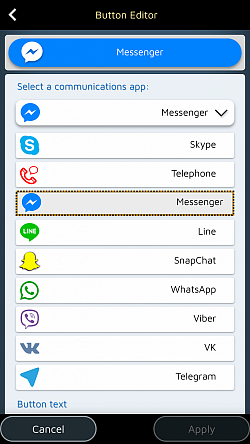 Favori iletişim uygulamanızı (WhatsApp, Messenger, Line) entegre edin